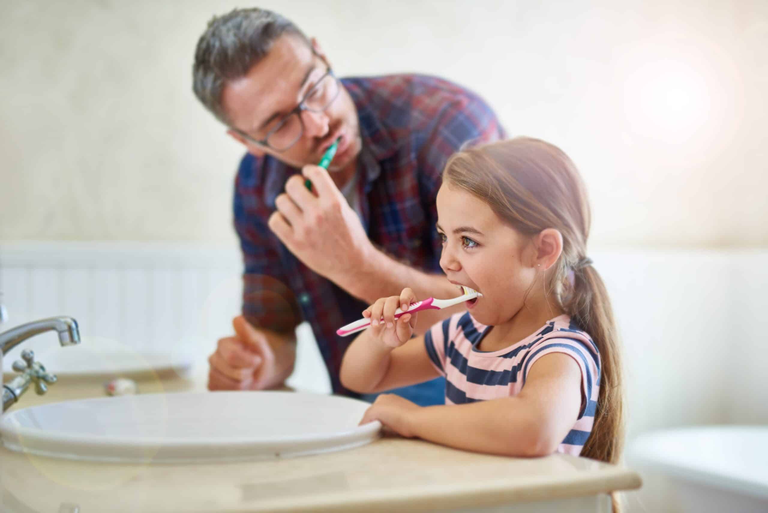 South Barrington IL dentist, kid brushing